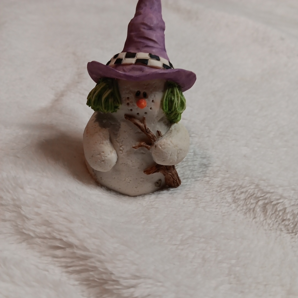 Witchy Snowlady Sarahs Attic Snow Wonders Collection Christmas Holiday Decor